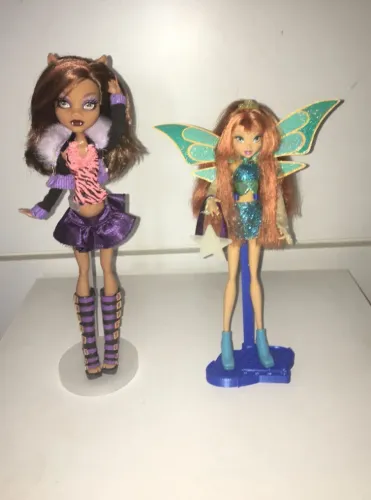 Monster High Clawdeen e Winx Mattel Bloom