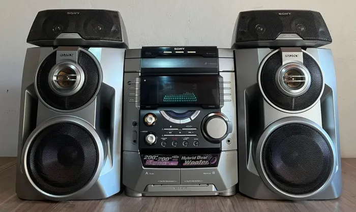 Mini System Sony Mhc-dx7 4000Watts Leia Descrição Aiwa Philips