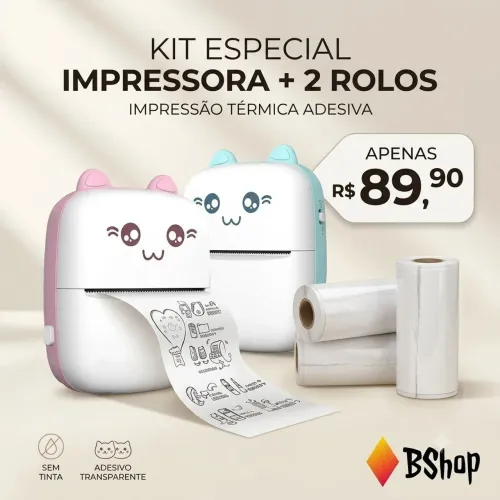 Mini impressora térmica