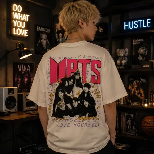 Camiseta FanArt Anime - BTS Logo Integran