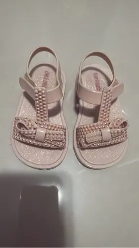 Sandália mini Melissa rosa TAM 19