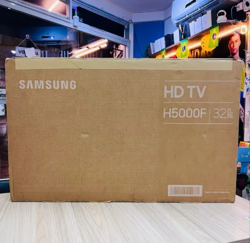 LOJA FÍSICA. SMART TV | SAMSUNG 32" HD H5000F SISTEMA OPERACIONAL TIZEN HDR PURCOLOR.