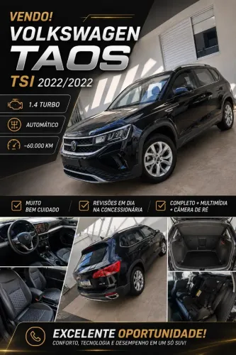 Volkswagen Taos Comfortline 1.4 250 TSI Flex AUT 2022
