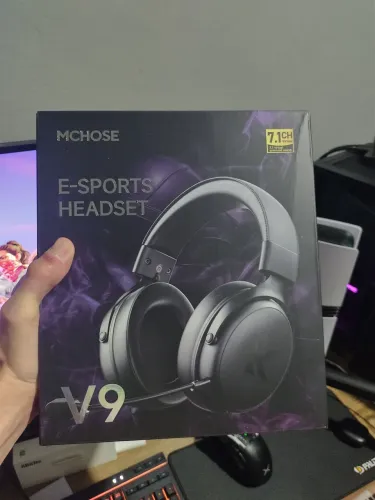 Headset Gamer MCHOSE V9 PRO SEM FIO