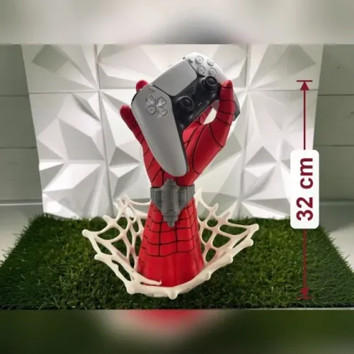 Suporte de Controle PS5 Mão do Homem-Aranha Impressão 3D