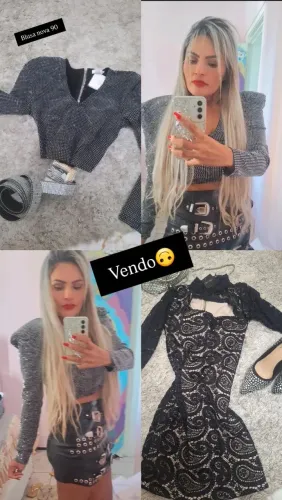 Vendo blusa nova Com Strass M *