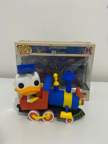 Funko Pop Donald Duck On The Casey Jr. Circus Train Attraction