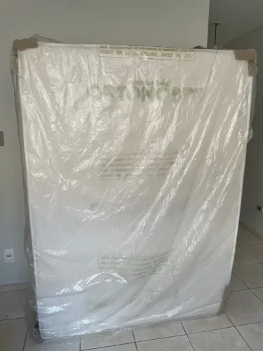 Cama Box Conjugada Casal Nobre Malha/Poliester 138x188cm - Ortonobre