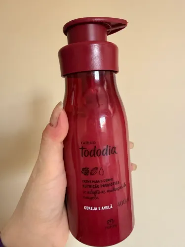 Hidratante Natura tododia cereja e avelã