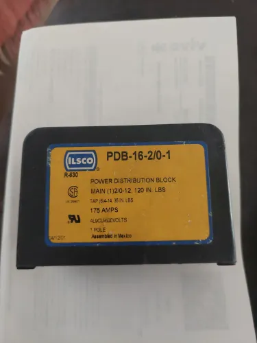 Pdb-16-2/0-1 power distribution block tenho 5 c/u 250,00