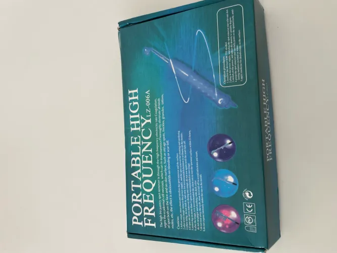 Aparelho Alta Frequência Portátil Ozônio Facial E Capilar