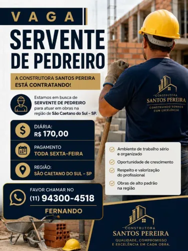 Servente de Pedreiro