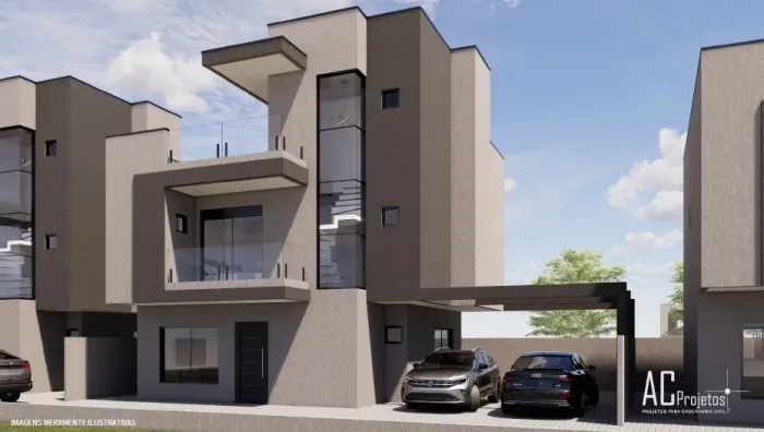 SOBRADO TRIPLEX NOVO - EM CONDOMÍNIO - À VENDA NO HAUER.