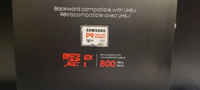 Cartão SD EXPRESS 256 Gb - Samsumg - Lacrado - para Nintendo Switch 2