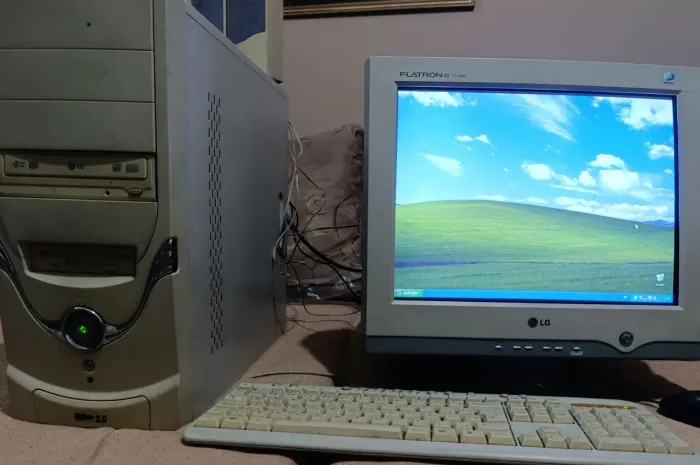 Computador antigo Funcionando