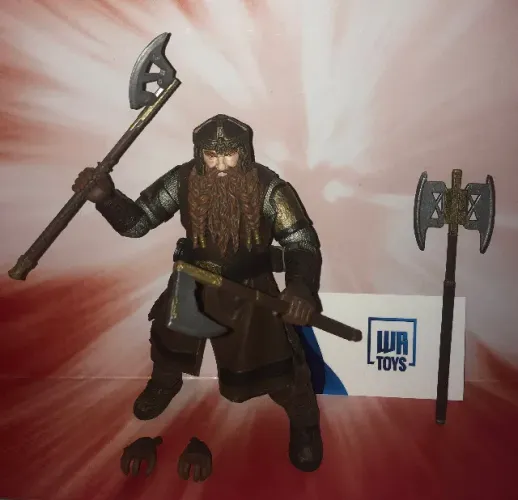 GIMLI SENHOR DOS ANÉIS LORD OF THE RINGS DIAMOND SELECT 1/10