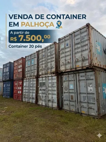 Container Melhor preço da região 