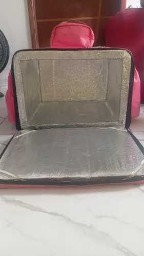 Bag para entrega/ delivery, na cor rosa
