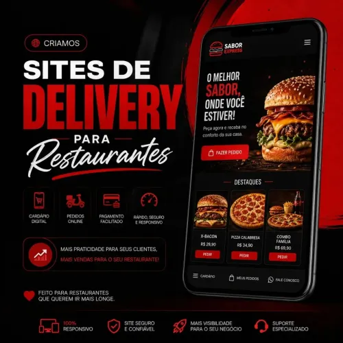 Criações de site completo para restaurar