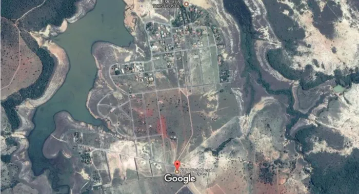 lote 1573 m2 plano condomínio vitória porto mangaba, balneario mangaba em abaeté represa t