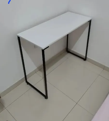 Mesa mdf pes de inox
