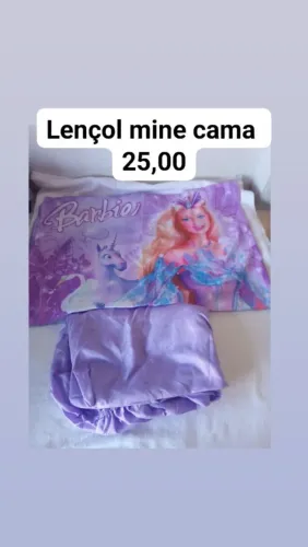 Lençol mineca infantil menina