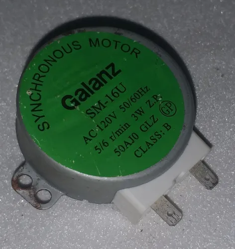 Motor Síncrono para Prato Giratório Galanz SM-16u Para Forno Micro-ondas Philco PME31 Ok