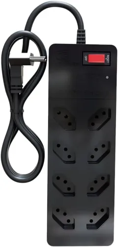 Filtro de Linha iCLAMPER Energia 8 com Proteção contra Surtos Elétricos(DPS) 8 Tomadas,