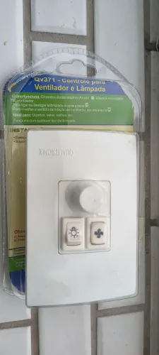 Controle para ventilador e lâmpada bivolt