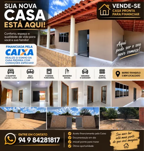 ? CASA À VENDA ? ACEITA FINANCIAMENTO CAIXA