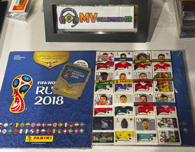 Álbum World Cup Rússia 2018 completo para colar