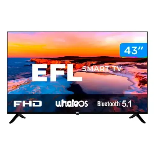 74299 Smart TV 43" LED Full HD EFL 43SX800FD, 3 HDMI 2 USB, Wi-Fi, Bluetooth