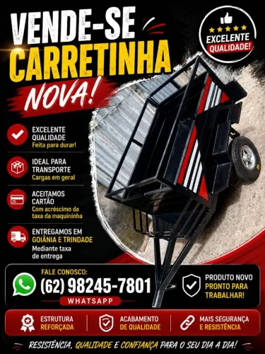 Carretinha para moto se você tiver interessado pode entrar no meu WhatsApp
