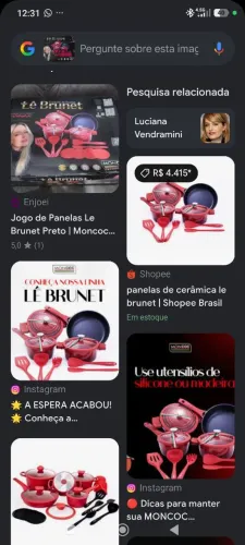 Jogo de panelas gourmet