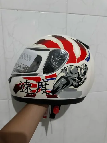 CAPACETE HFS HG MOTO JAPAN BRANCO 60