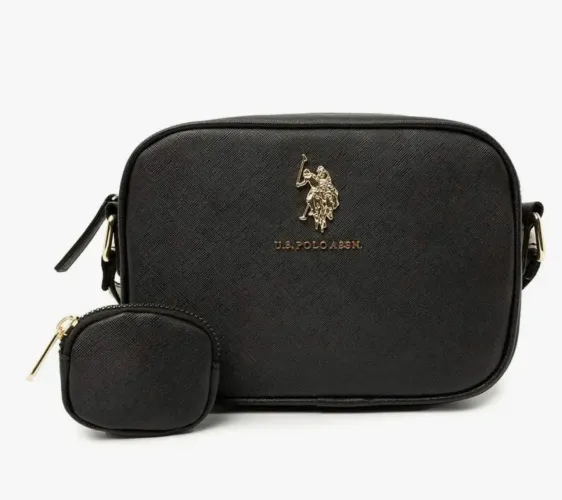 Bolsa Signature Mini Us Polo Assn 5.5in 14cm Preta