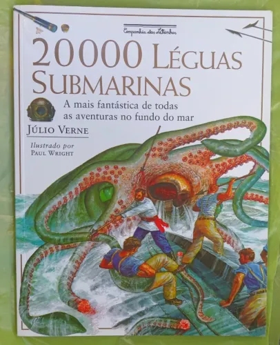 Livro 20000 léguas submarinas - LER ANÚNCIO 