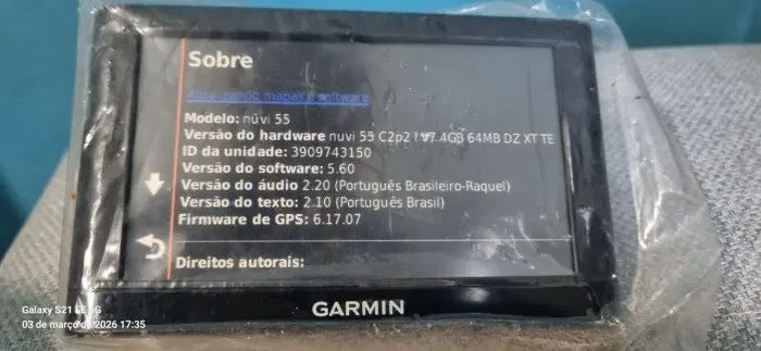 Navegador GPS GARMIN MOD. NUVV155