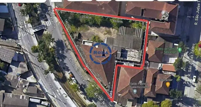 Terreno de Esquina 1.600 m² à Venda no Marapé, Santos: Ideal para Investimento Residencial