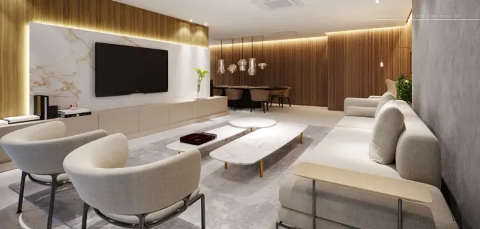 Apartamento alto padrão à venda no Condomínio Grand Ocean na Ponta Verde em Maceió - AL
