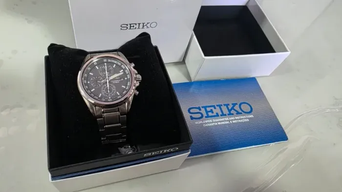 RELOGIO SEIKO TITANIUM CRONOGRAFO MARAVILHOSO