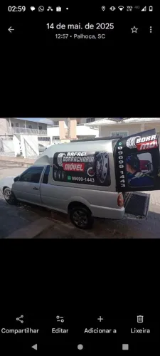 Capota para Saveiro 99 c2 portas amortecedor e toldo lateral