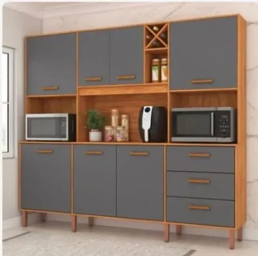 Kit Cozinha Compacta Modena 7 Portas 2.18m