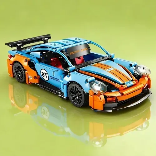 ? Carrinho Esportivo de Montar - Modelo Racing com Peças de Encaixe ?