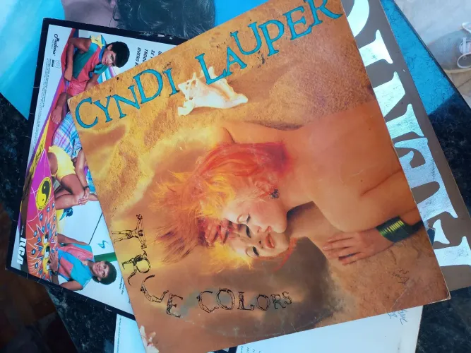 LP Cindy Lauper - álbum "True colors" raríssimo em ótima condição