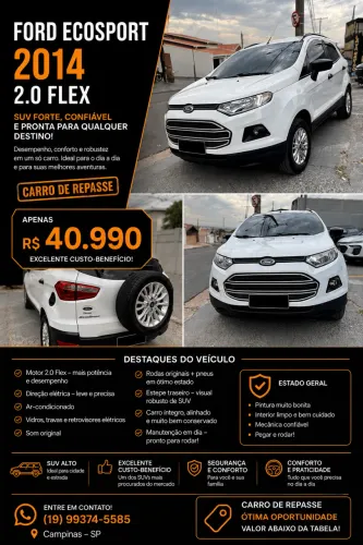 Ford Ecosport SE 2.0 16V Flex 5P Aut. 2014