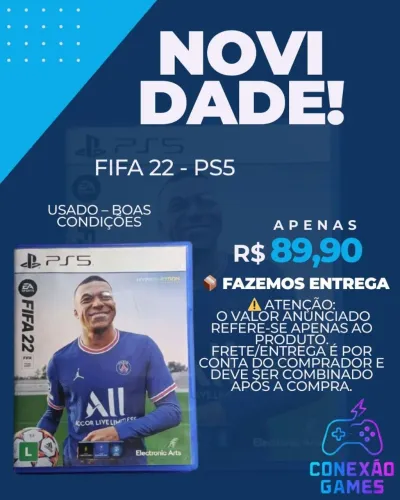 FIFA 22 para PS5 (Usado - Em Boas Condições)