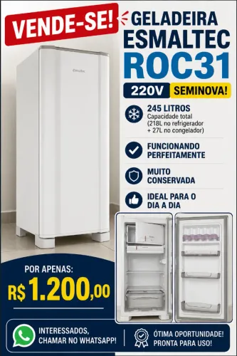 Geladeira Esmaltec Roc31