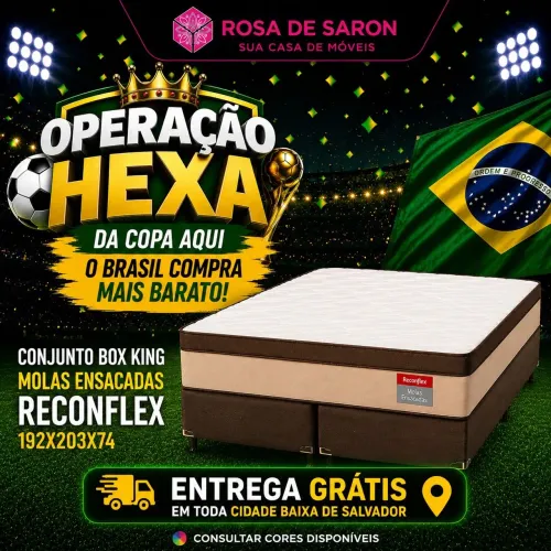 Cama Box king no carnê