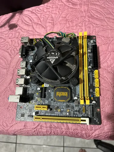 Kit i5 7400 placa mãe DDR4 Revenger